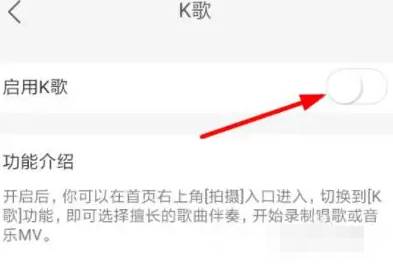 快手极速版怎么打开K歌