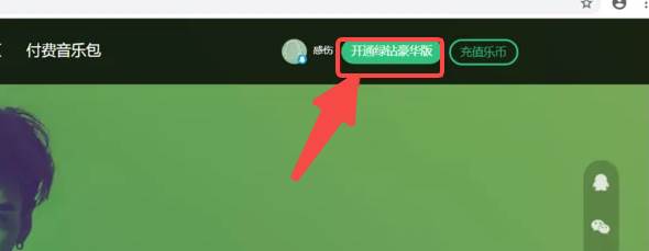 QQ音乐怎么给别人开通绿钻会员