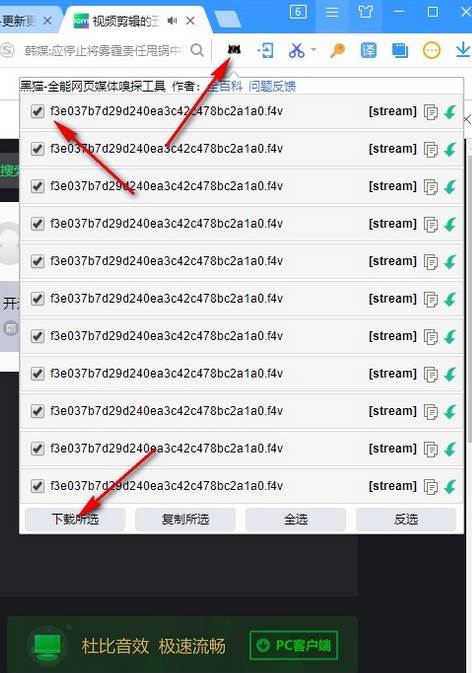 搜狗高速浏览器怎么下载网页视频