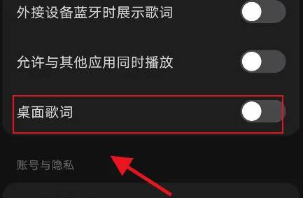 汽水音乐如何开启桌面歌词显示