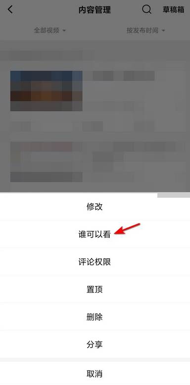 西瓜视频如何设置公开可见