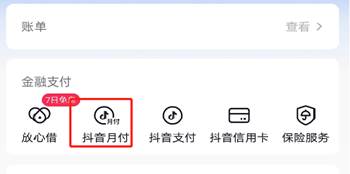 抖音月付什么意思