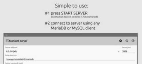 MariaDB Server app