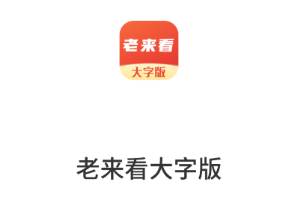 老来看大字版app