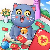 掌上招财猫天降红包