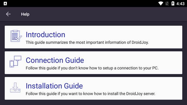DroidJoy Lite手柄模拟器精简版