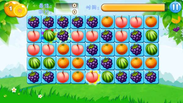 水果连连看游戏