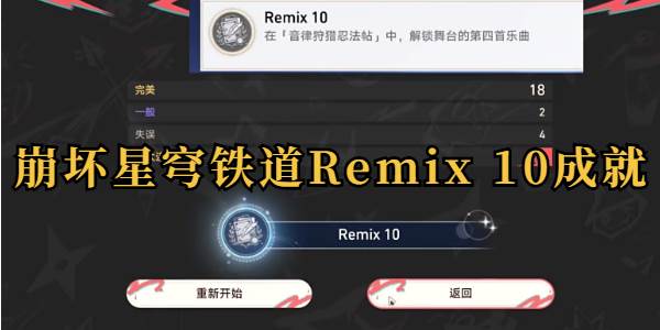 崩坏星穹铁道Remix 10成就攻略(崩坏星穹铁道人气排行)