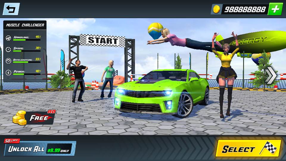 超级驾驶破解版Impossible Race
