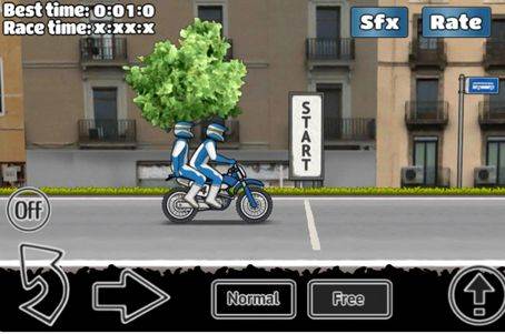 鬼火摩托车翘头模拟器(Wheelie Challenge)官方版