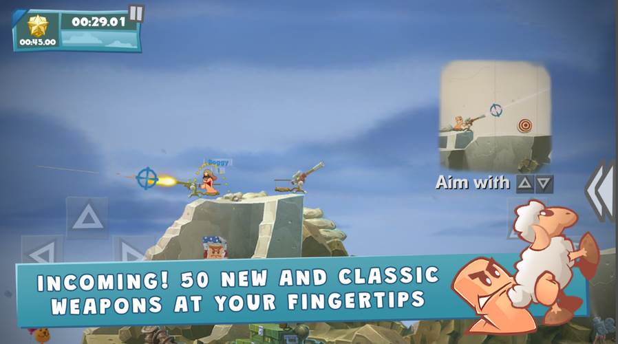 百战天虫行动版(Worms W.M.D移动版)