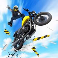 摩托车跳跃Bike Jump(摩托车跳跃抬高杆的视频)