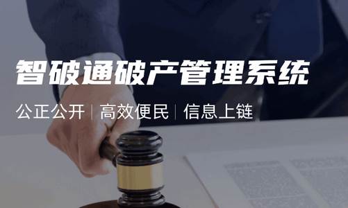 智破通破产管理系统软件
