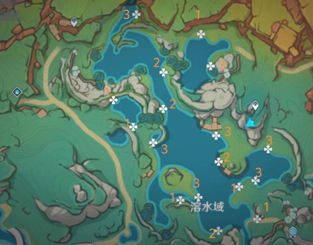 原神浪沫羽鳃高效采集路线图(原神浪沫之章咋过)