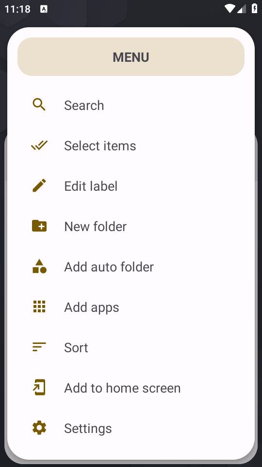 Folder in Folder