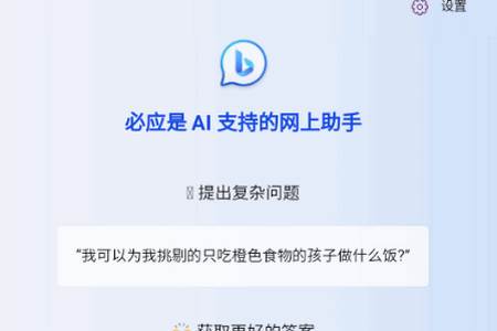 必应AI机器人(bing AI)