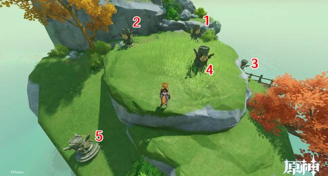 原神布丁岛元素方碑解谜攻略(元神布丁岛前往视频)