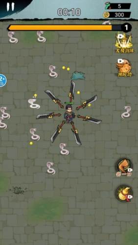 转刀割草我最强无广告版游戏亮点1