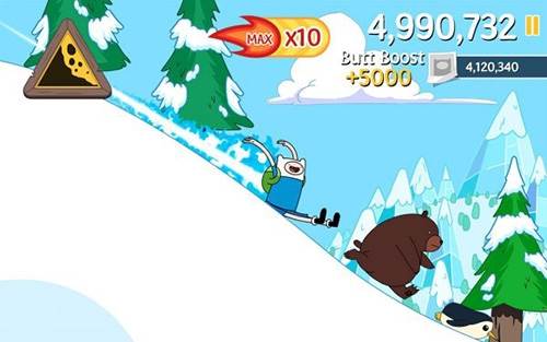 滑雪大冒险探险时光破解版无限金币钻石游戏截图