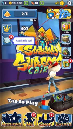 subwaysurfers开罗3