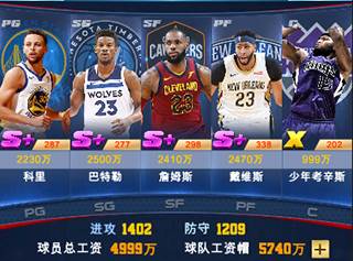 王者NBA国际版球员位置介绍