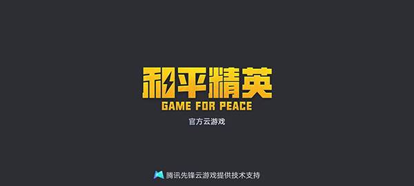 和平精英云游戏官方正版截图2