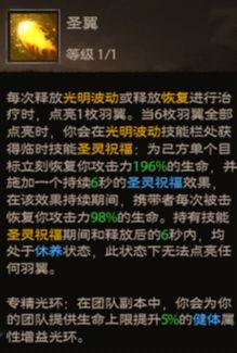 牧师职业神恩专精攻略配图1